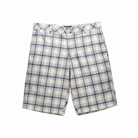 Izod Golf Other - Izod Golf Mens Shorts Plaid White Red Blue 36 bv